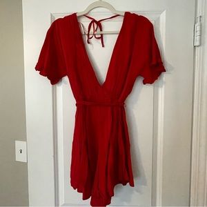 Red Romper from Francesca’s